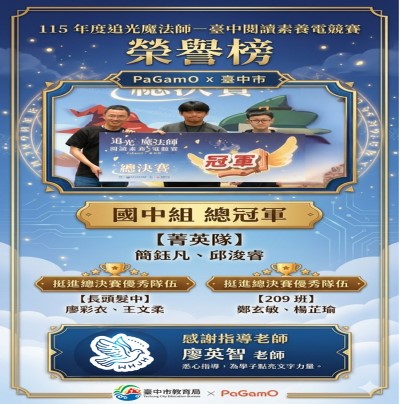 PaGamO比賽佳績